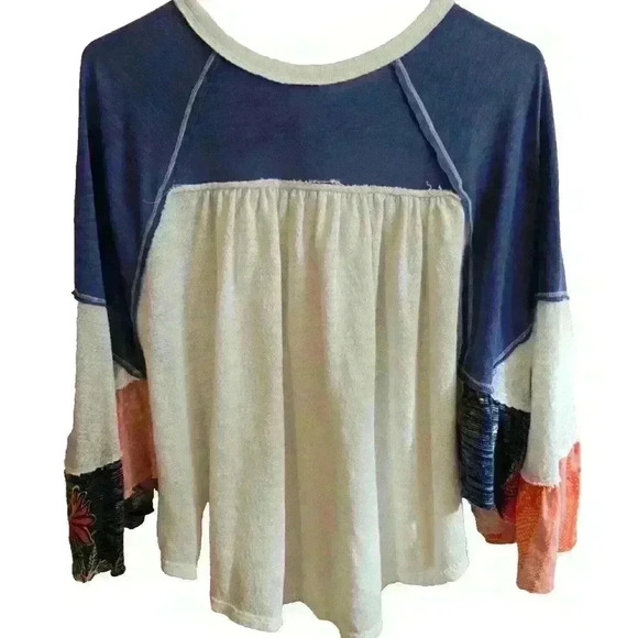 We The Free Tops - We the Free People Friday Night Fever Top Womens Size XS Oversized Boho Festival